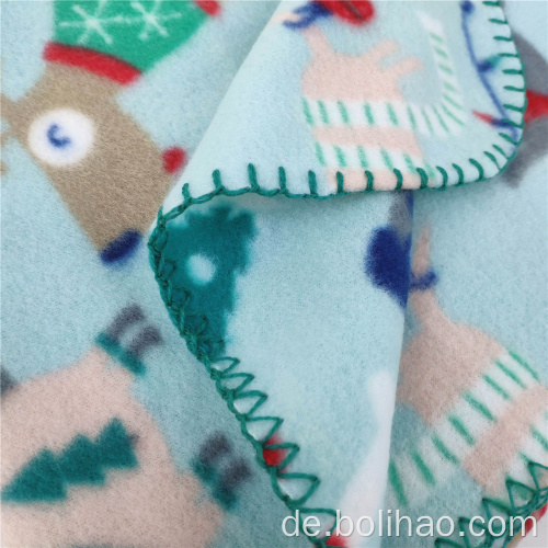 Hochwertige Doppelbürste Polar Fleece Decke für Baby Fleece wasserdichte Picknickdecke